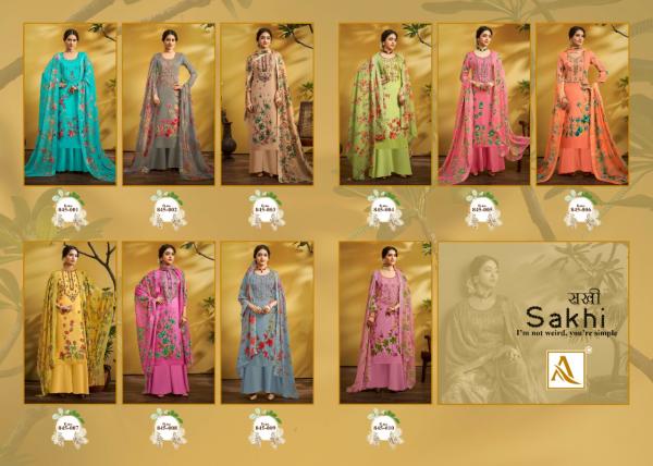 Alok Sakhi Fancy Digital Printed Embroidery Salwar 